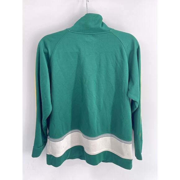 Adidas Trefoil full zip mock neck track jacket sz M - Picture 10 of 10